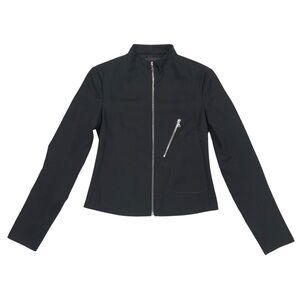 THE ROW Women's Thin Lightweight Full Zip Jacket Size 0 Black